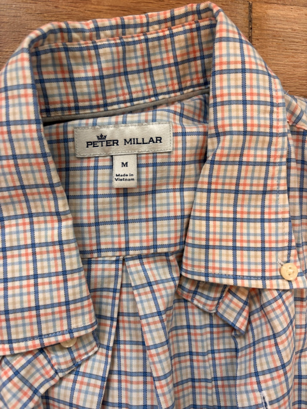 Peter Milar Casual Button Front Shirt M